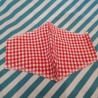 Basic Gingham fabric face covering