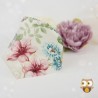 Floral multi colour fabric face covering